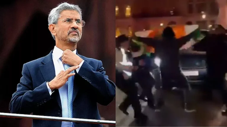 attempted-attack-on-foreign-minister-jaishankar-in-london-khalistani-supporters-tore-the-tricolour-in-front-of-the-police