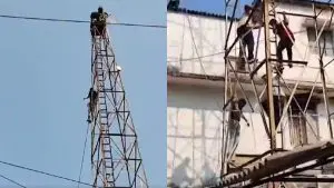 होळीची छत्रपती संभाजीनगरमध्ये खळबळ, मोबाईल टॉवरवर चढून तरुणाचा आत्महत्येचा प्रयत्न 