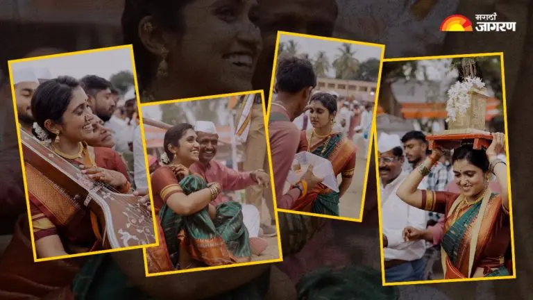 actress-rinku-rajguru-participate-in-ashadhi-wari-with-the-warkaris