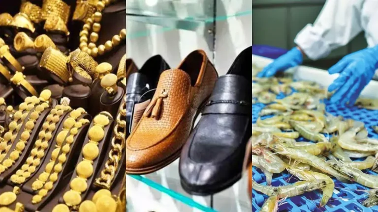 us-trump-tariff-on-india-50-percent-export-threatens-key-sectors-textile-jewelry-chemical-shrimps