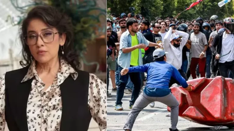 actress-manisha-koirala-criticizes-polices-violent-crackdown-on-young-protesters