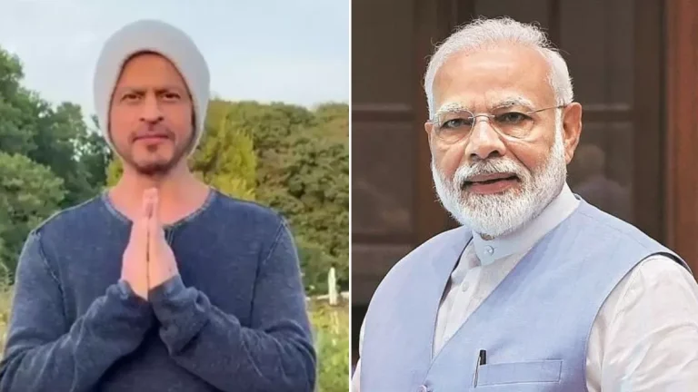 pm-modi-birthday-shah-rukh-khans-special-message-on-modis-75th-birthday