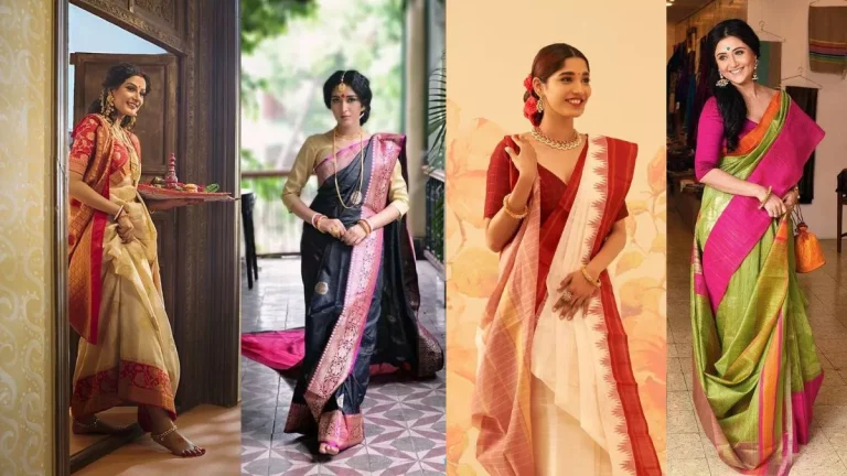 shardiya-navratri-2025-nesa-bengali-style-saree-for-durga-puja