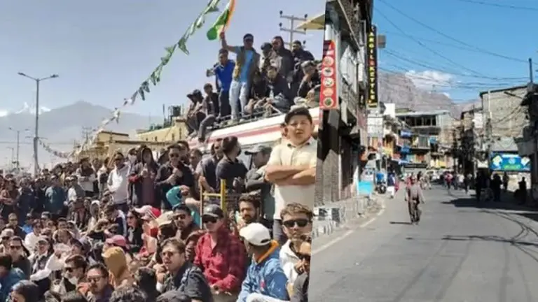 jammu-kargil-shutdown-after-leh-clashes-protests-bjp-said-violence-in-ladakh-is-part-of-congress-conspiracy