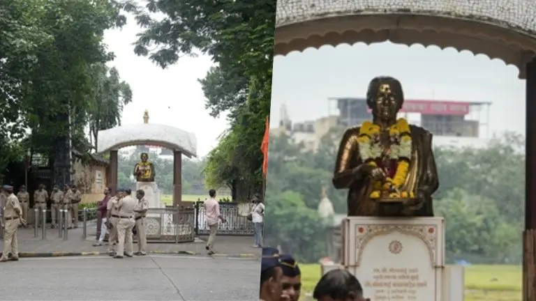 shiv-sena-claims-man-who-defaced-meenatais-statue-was-relative-of-sena-ubt-worker