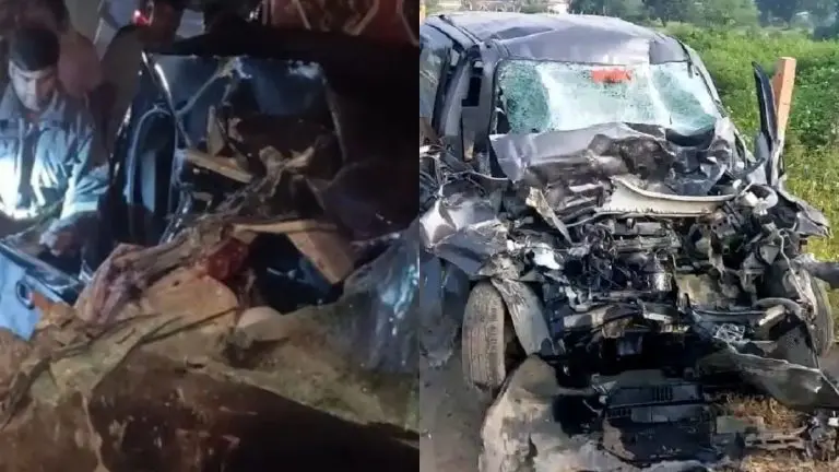 accident-news-two-horrific-accidents-during-diwali-six-people-dead-car-cut-open-bodies-pulled-out