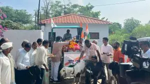 Bachchu Kadu Tractor March: शेतकऱ्यांच्या कर्जमाफीच्या मागणीसाठी बच्चू कडू यांचा ट्रॅक्टर मोर्चा 