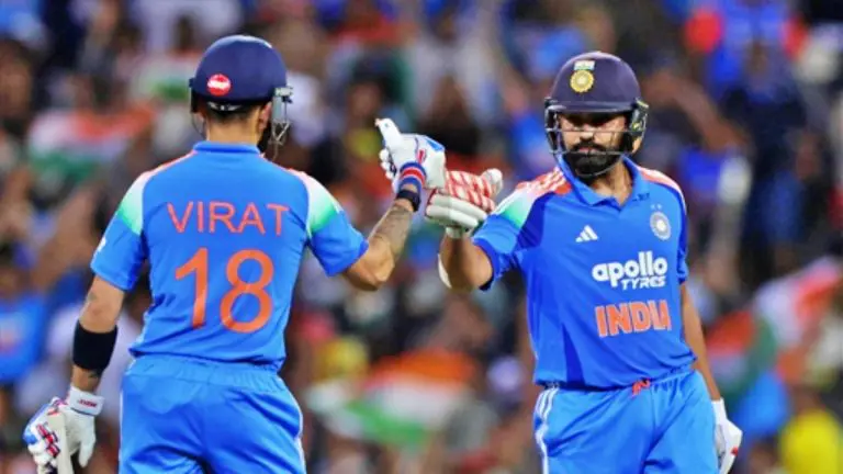 ind-vs-aus-rohit-sharmas-historic-century-virat-kohli-shines-india-win-third-odi-by-9-wickets