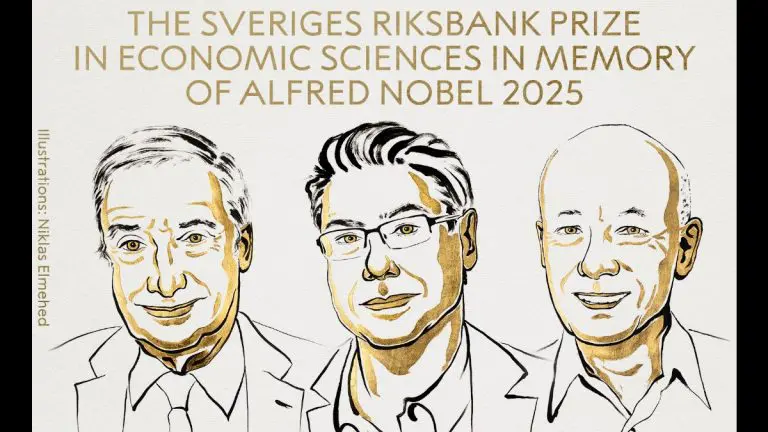 nobel-prize-in-economics-2025-awarded-to-mokir-aghian-and-howitt-for-this-work