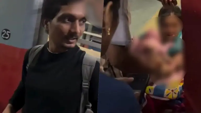 young-man-help-woman-delivery-baby-child-on-mumbai-local-train-platform-rohit-pawar-social-media-post