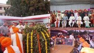 कोल्हापूरचा दसरा जल्लोषात: सोनं लुटण्याची झुंबड, राजेशाही थाट आणि ऑलिम्पिक विजेत्याचा सन्मान