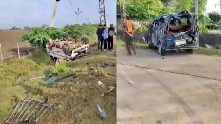 fatal-accident-between-car-and-school-bus-at-kota-rajasthan-2-students-killed-many-injured