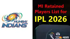 IPL 2026 Retentions: मुंबई इंडियन्सने 8 खेळाडूंना दाखवला बाहेरचा रस्ता, संघात कोण- कोण वाचा सविस्तर…
