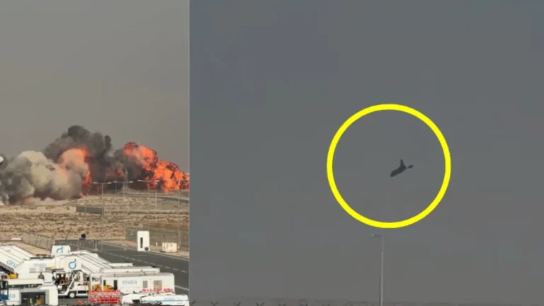 indian-fighter-aircraft-tejas-crashes-during-dubai-air-show-pilot-condition-unknown-see-video