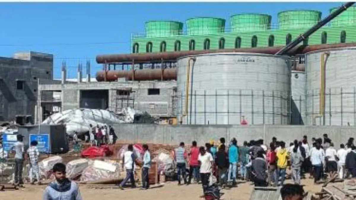 नागपूर एमआयडीसीतील सोलर प्लांटमध्ये भीषण अपघात; पाण्याची टाकी फुटल्याने 3 कामगारांचा मृत्यू, 8 जखमी