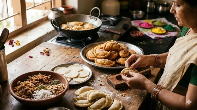 या होळीला, गूळ आणि नारळापासून बनवा कुरकुरीत गुजिया;  फॉलो करा या सोप्या स्टेप्स