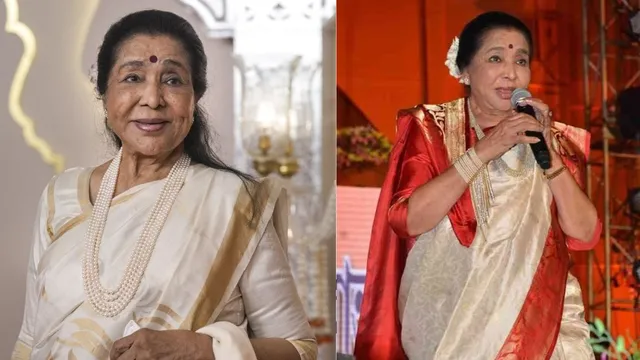 त्या केवळ संगीताचीच नव्हे, तर फॅशनचीही राणी आहे! आशा भोसले यांचे सदाबहार साडी लूक्स जे नेहमीच ठरतात हिट