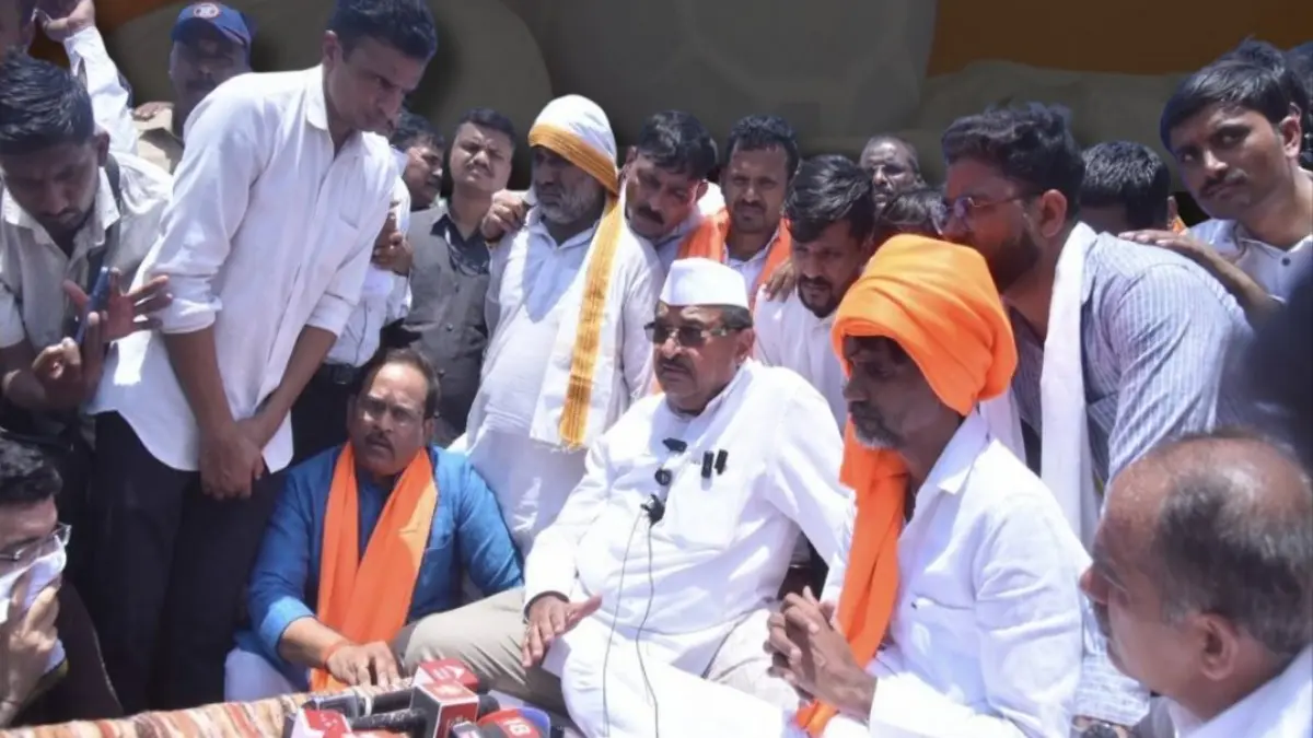 Manoj Jarange: अंतरवाली सराटीत विखे-पाटील–जरांगे भेट; सरकारच्या निर्णयांची माहिती, काय  म्हणाले जरांगे-पाटील?