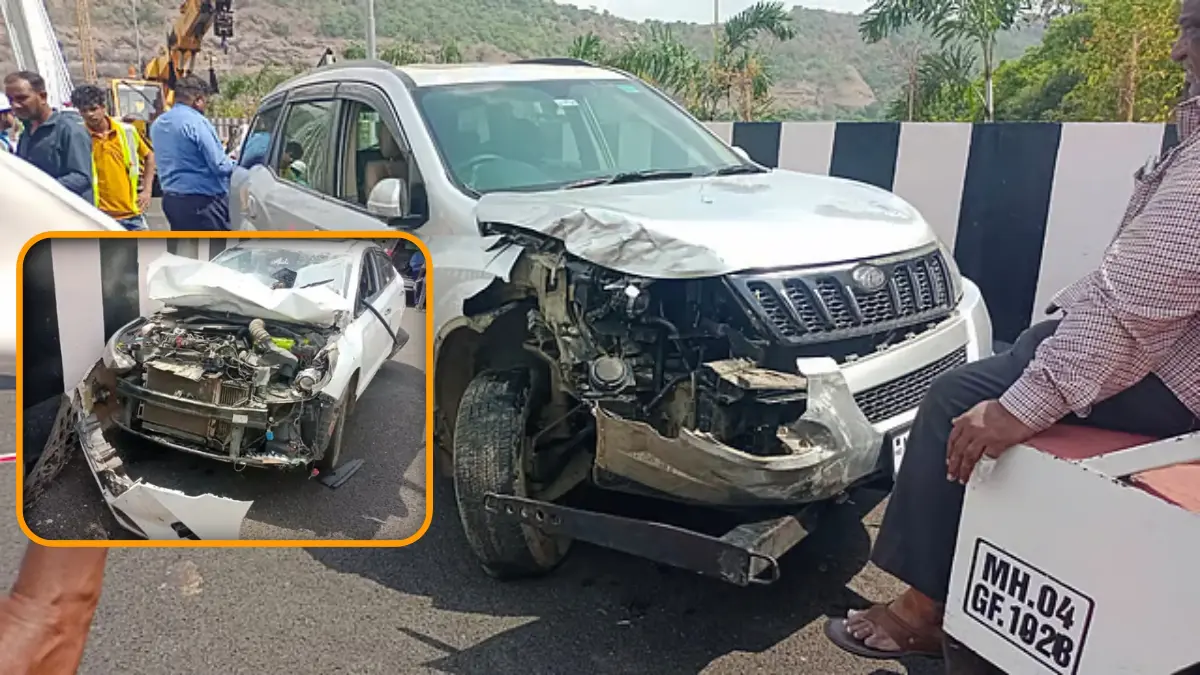 Missing Link Accident: मुंबई-पुणे मिसिंग लिंकवर पहिला मोठा अपघात, तीन वाहने एकमेकांवर आदळली, वाहतूक विस्कळीत