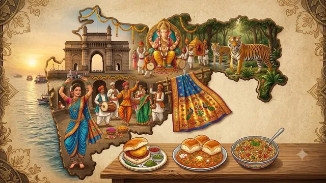 किल्ले, लेणी, वारली कला आणि मिसळ पाव... महाराष्ट्राची ही अनोखी ओळख तुम्हाला थक्क करेल