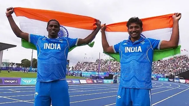Commonwealth Games 2026: तिहेरी उडीत भारताचा डबल धमाका; प्रवीण चित्रावेल आणि सेल्वा प्रभूची पदकांवर मोहोर 