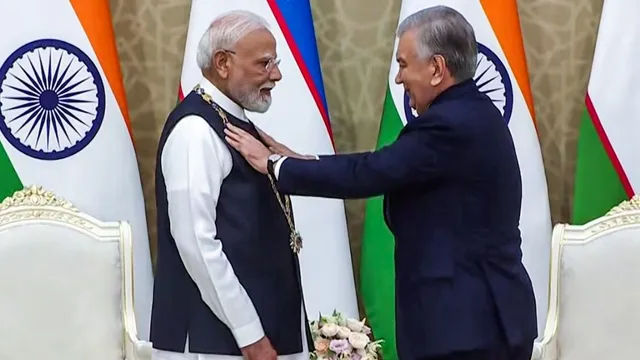 मोदींचा उझबेकिस्तान दौरा ऐतिहासिक; सर्वोच्च सन्मानासह युरेनियम पुरवठ्यावर मोठा करार