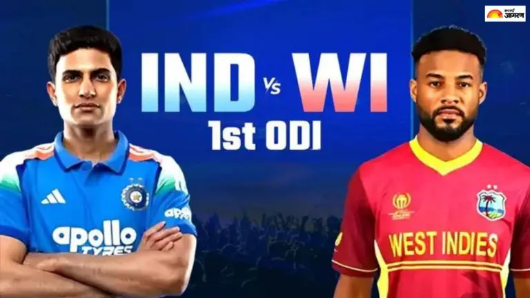 ind-vs-wi-1st-odi-india-won-the-toss-and-elected-to-bowl-naman-dhir-is-making-his-debut