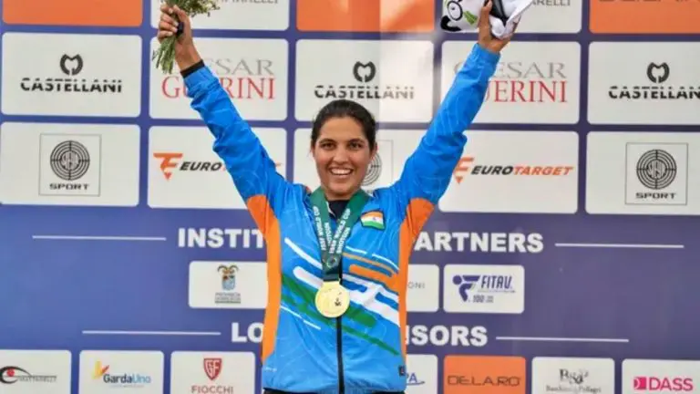 indian-shooter-neeru-dhanda-won-gold-medal-in-womens-individual-trap-event-asian-games-2026