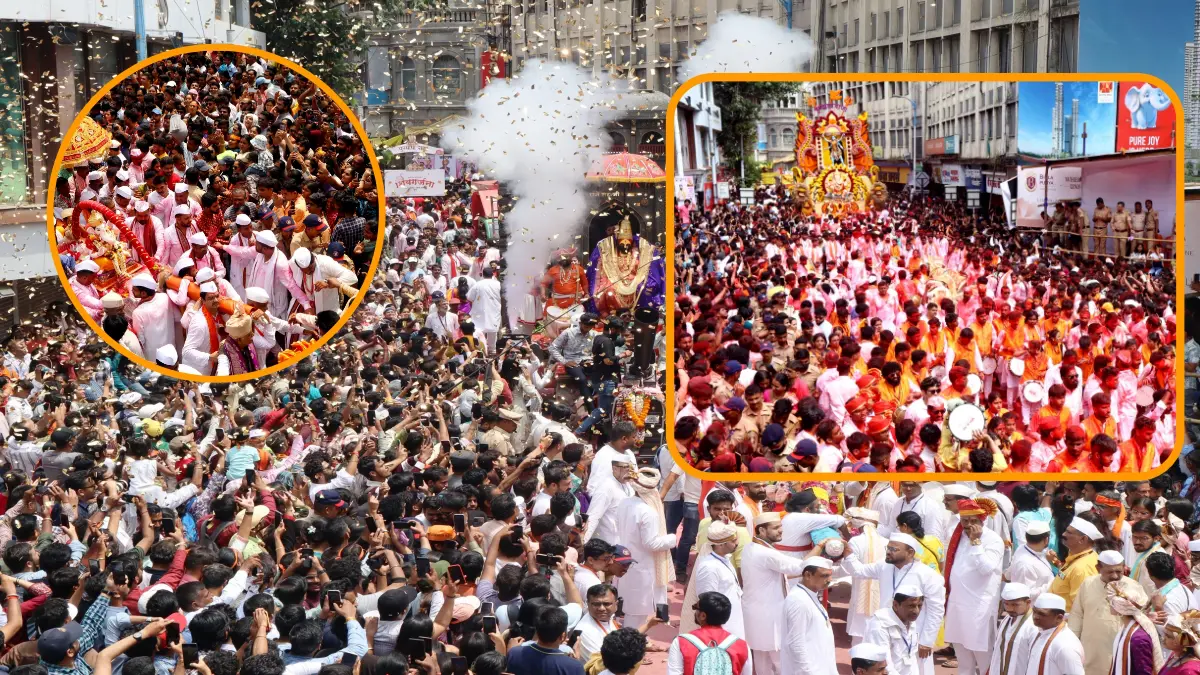 Pune Ganesh Visarjan: पुण्यातील मानाच्या पाच अन् प्रसिद्ध दगडूशेठ गणपतींचे भक्तिमय वातावरणात विसर्जन; कधी संपली मिरवणूक?