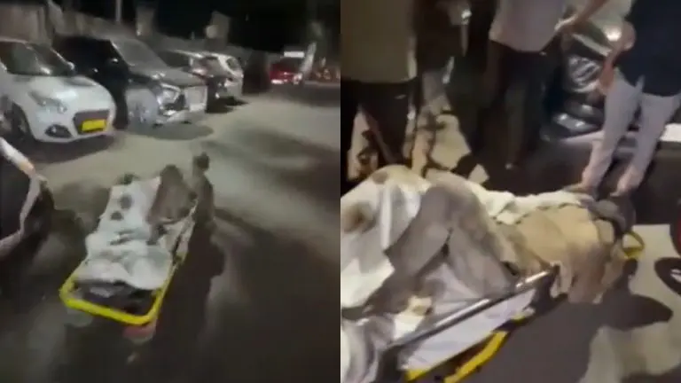 patient-falls-on-road-from-a-moving-ambulance-in-pune-video-goes-viral