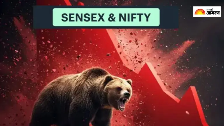 share-market-major-drop-in-stock-market-sensex-down-251-points-nifty-50-also-falls-below-22650-fii-selling-continues
