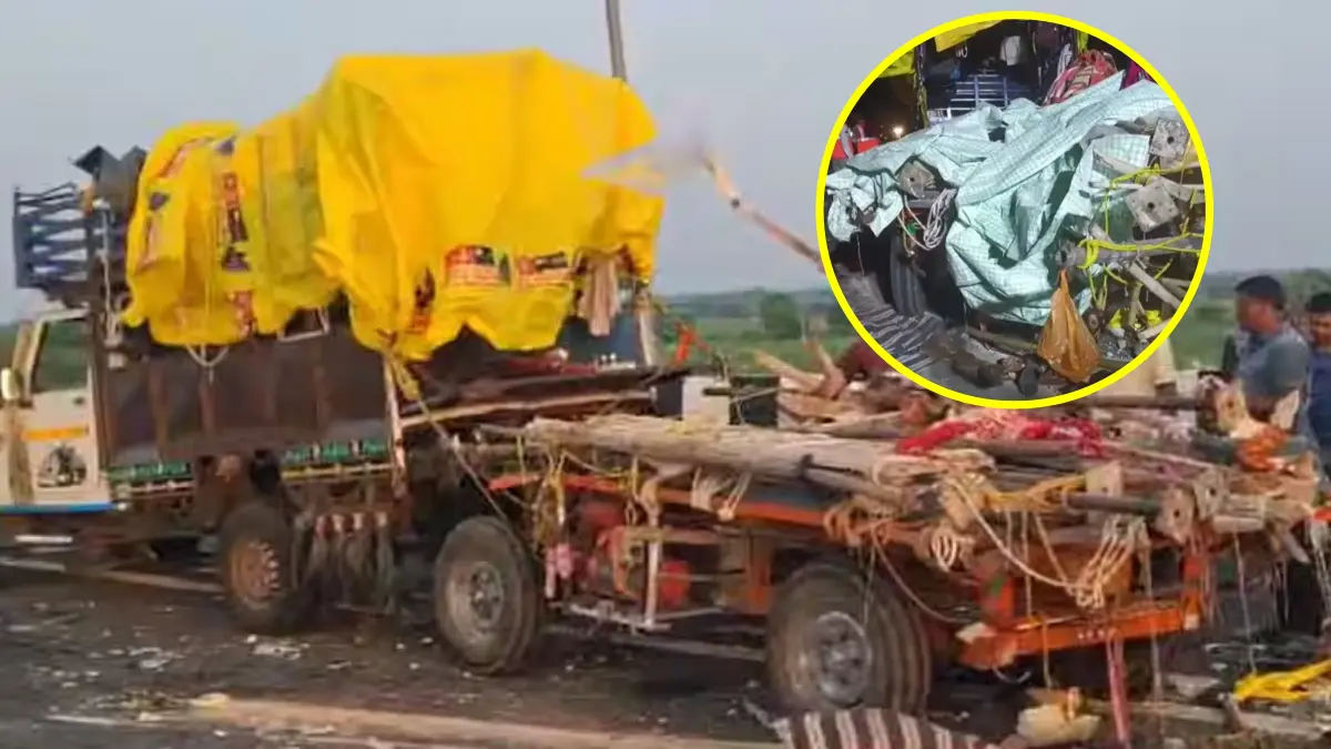 Samruddhi Mahamarg Accident: देवीच्या मूर्तीसाठी निघालेला प्रवास ठरला अखेरचा; समृद्धी महामार्गावर अपघातात 7 जणांचा मृत्यू, 18 जखमी