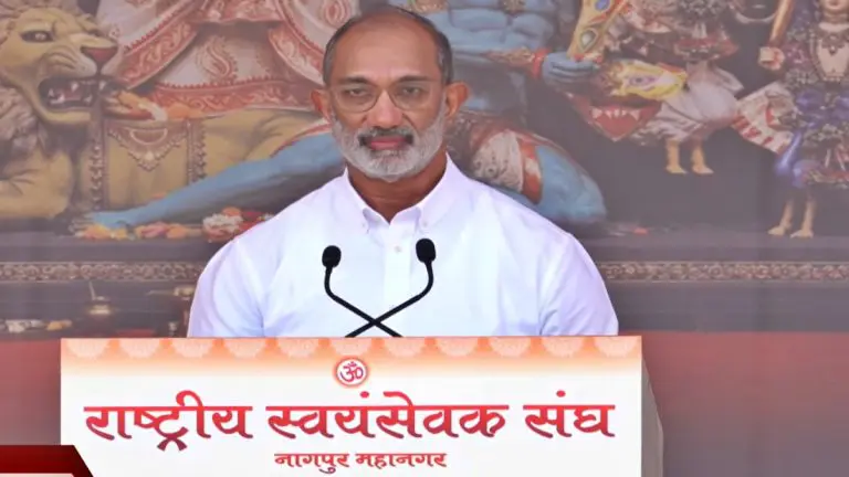 dainik-jagran-editor-in-chief-sanjay-gupta-addressed-rss-vijayadashami-rally-in-nagpur-say-without-sangh-hindu-culture-would-have-been-destroyed